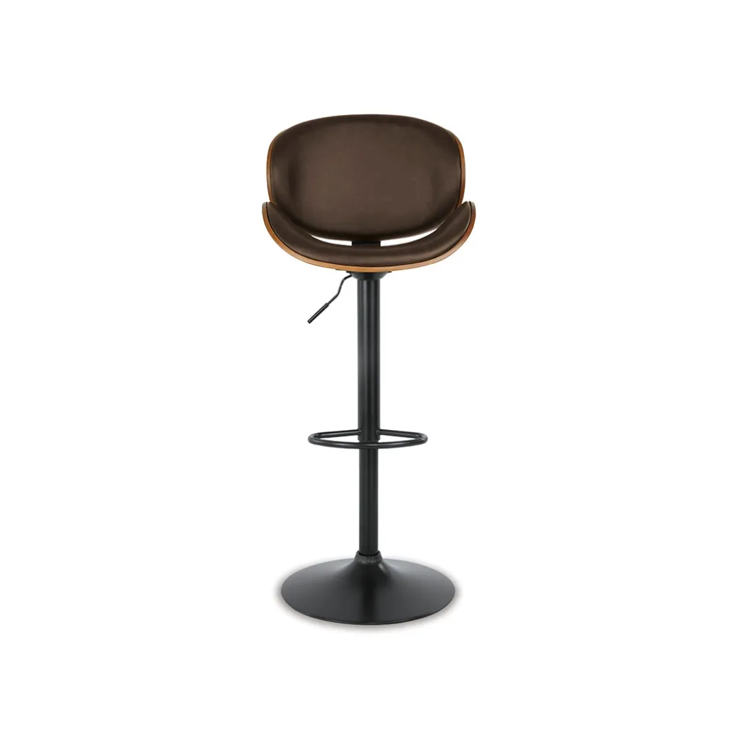 Adjustable Swivel Barstool - Black