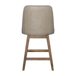 Amelia Upholstered Swivel Stool
