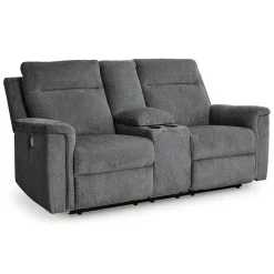 Barnsana Power Reclining Loveseat with Console