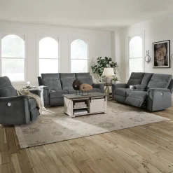 Barnsana Power Reclining Loveseat with Console