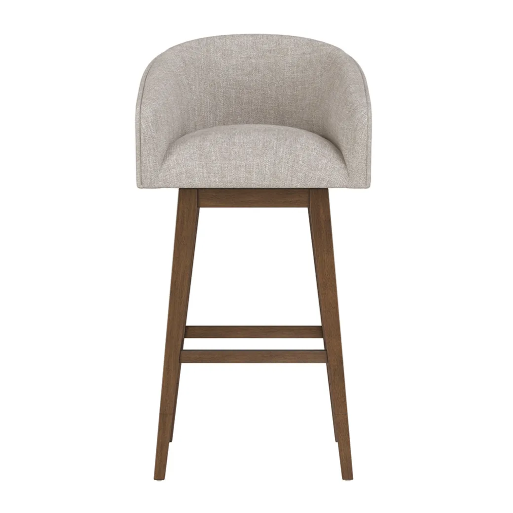 Barrel Bar Stool - Beige