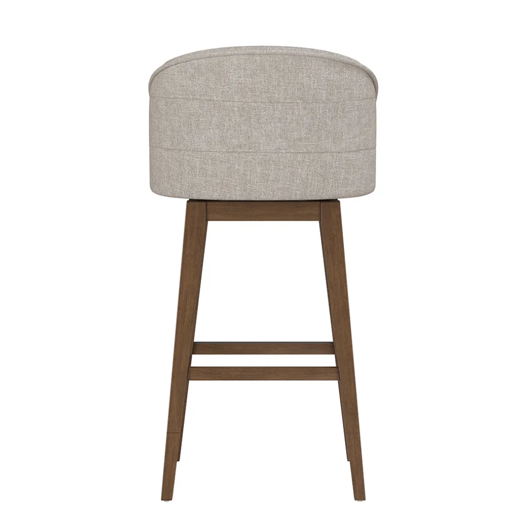 Barrel Bar Stool - Beige