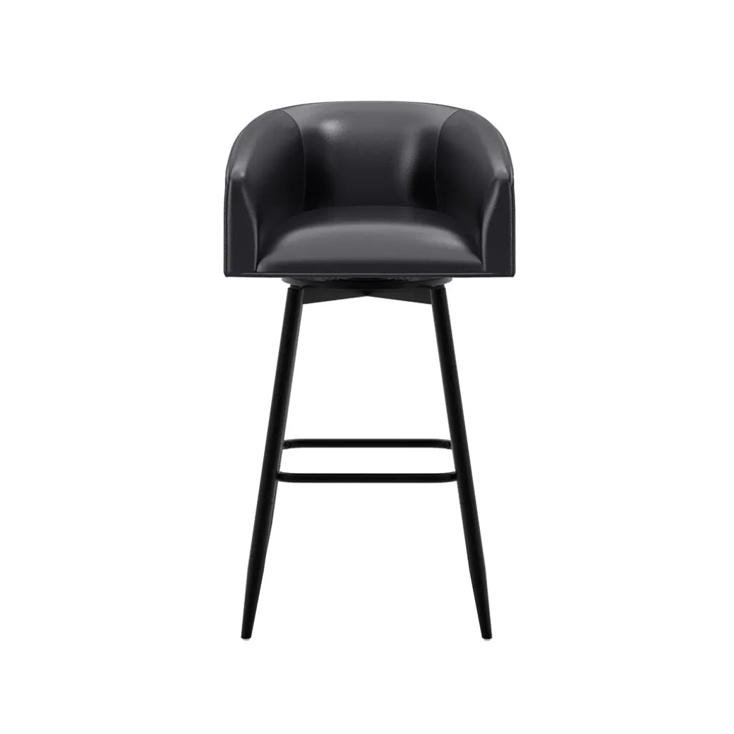 Barrel Bar Stool - Black