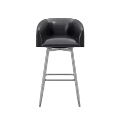 Barrel Bar Stool - Black