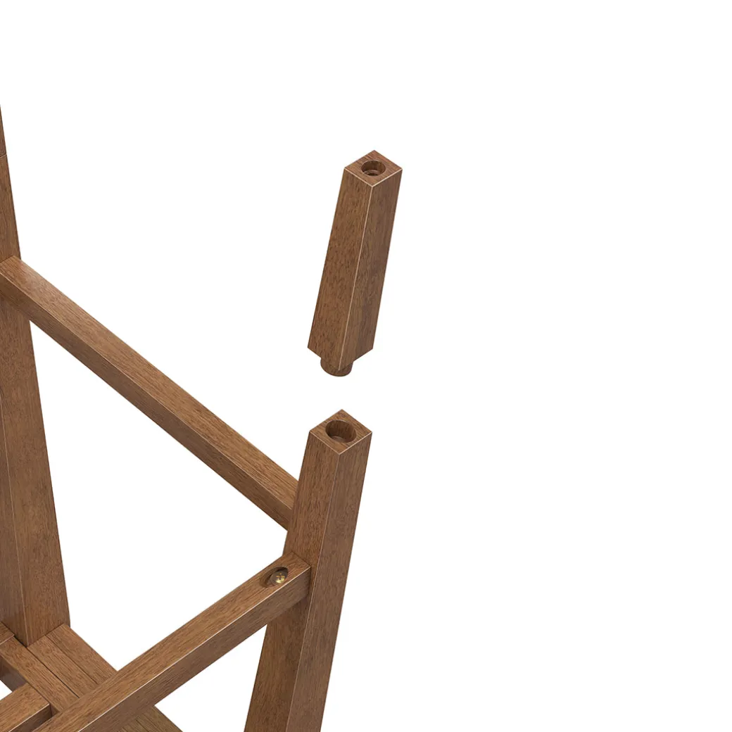 Barrel Bar Stool - Brown