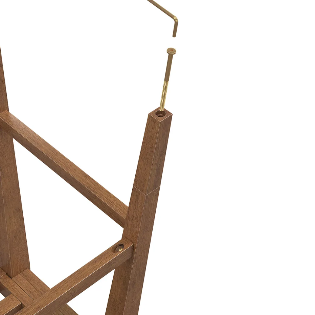 Barrel Bar Stool - Brown
