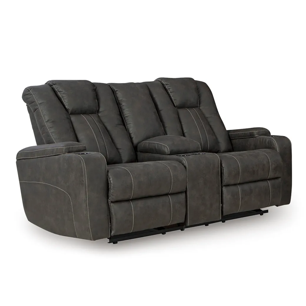 Batavia Pier Reclining Loveseat with Console