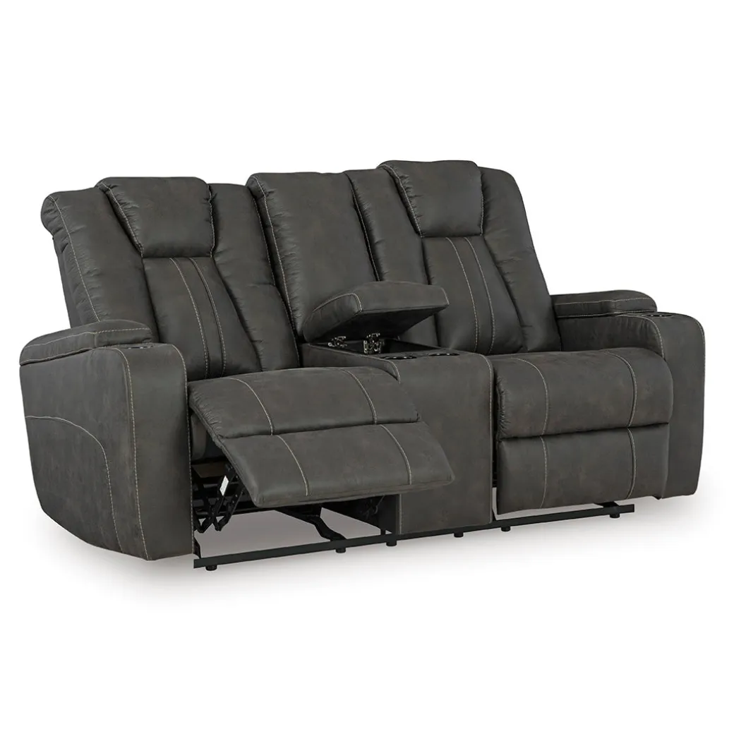 Batavia Pier Reclining Loveseat with Console