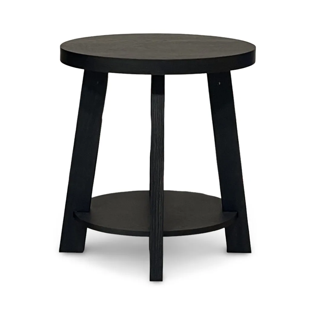 Boho Oval End Table