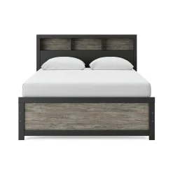 Broachmyn Black Bedroom Group with Mattress & Foundation - Queen