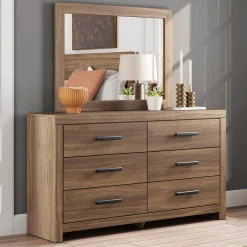 Broachmyn Mirror - Brown