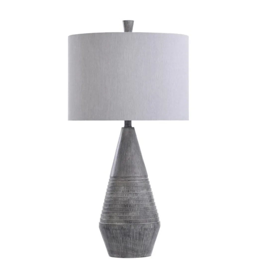 Bulwell Grey Table Lamp