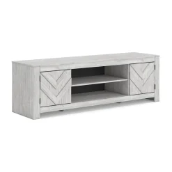 Cayboni White TV Stand - 71 Inches
