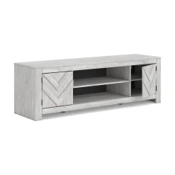Cayboni White TV Stand - 71 Inches