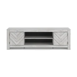 Cayboni White TV Stand - 71 Inches