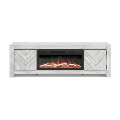 Cayboni White TV Stand - 71 Inches