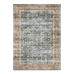 Charleston Blue Washable Rug