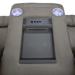 Clark Zero-G Home Theater Leather Sofa
