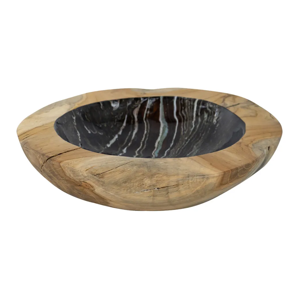 Decorative Teak Bowl