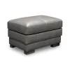 Denver Leather Ottoman