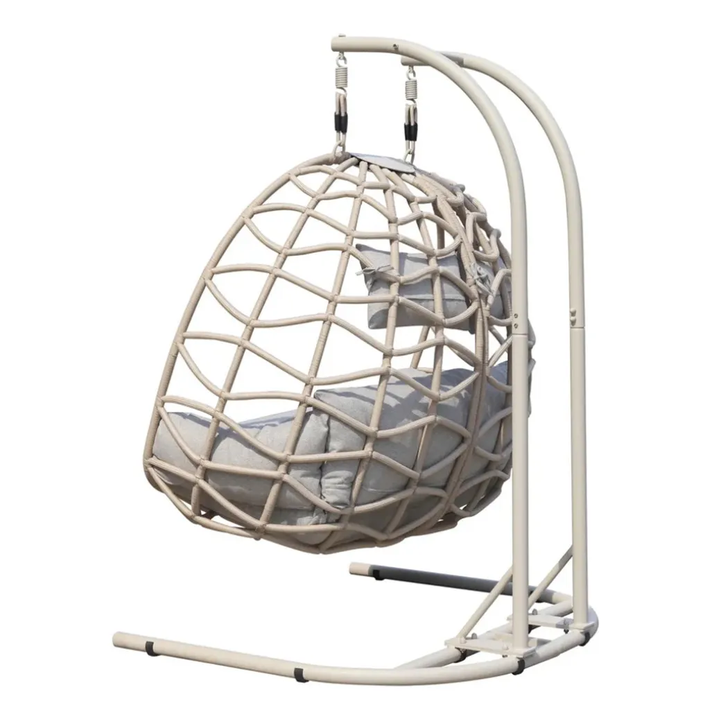 Double Basket Rope Chair