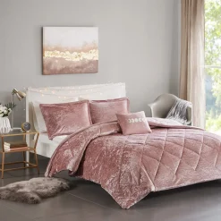 Felicia Reversible Velvet Comforter Set