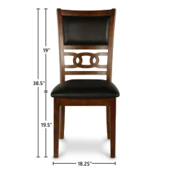 Gia Dining Chair - Brown