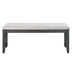 Gia Links Grey Dining Bench