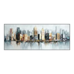 Gold Foil Cityscape