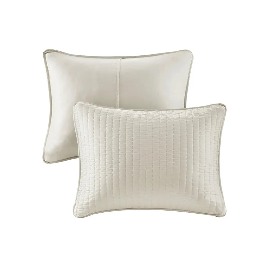 Keaton Cream Coverlet Set