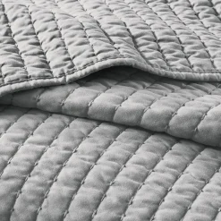 Keaton Gray Coverlet Set