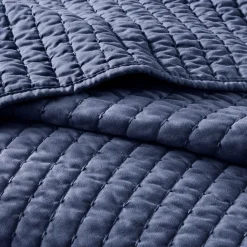 Keaton Navy Coverlet Set