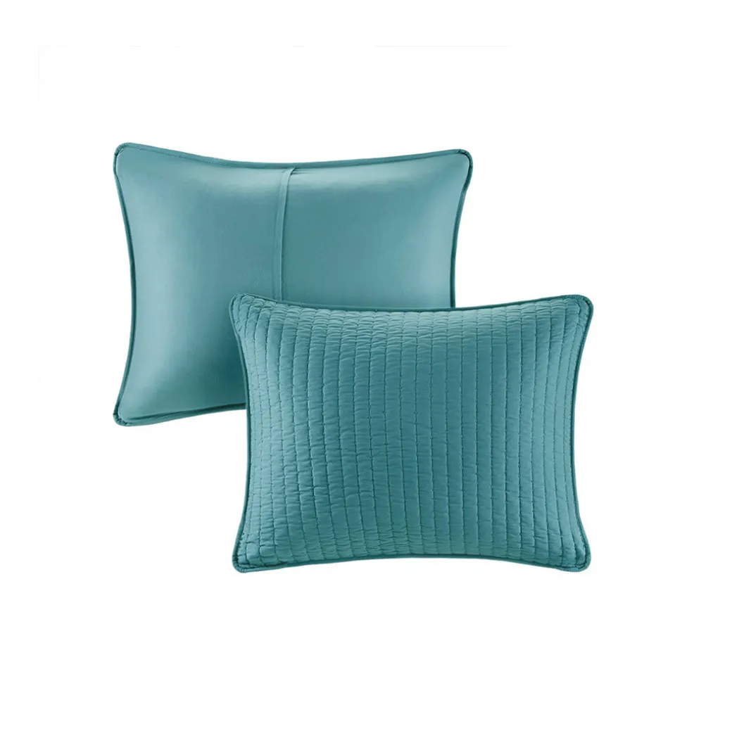 Keaton Teal Coverlet Set