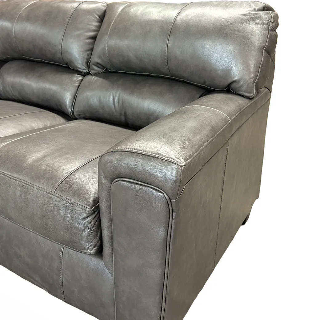 Lacey Leather Loveseat