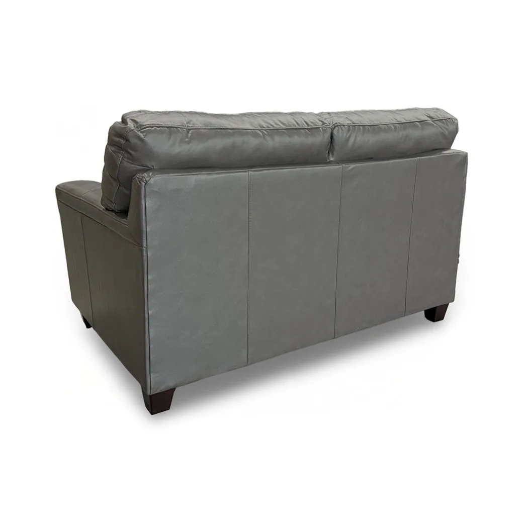 Lacey Leather Loveseat