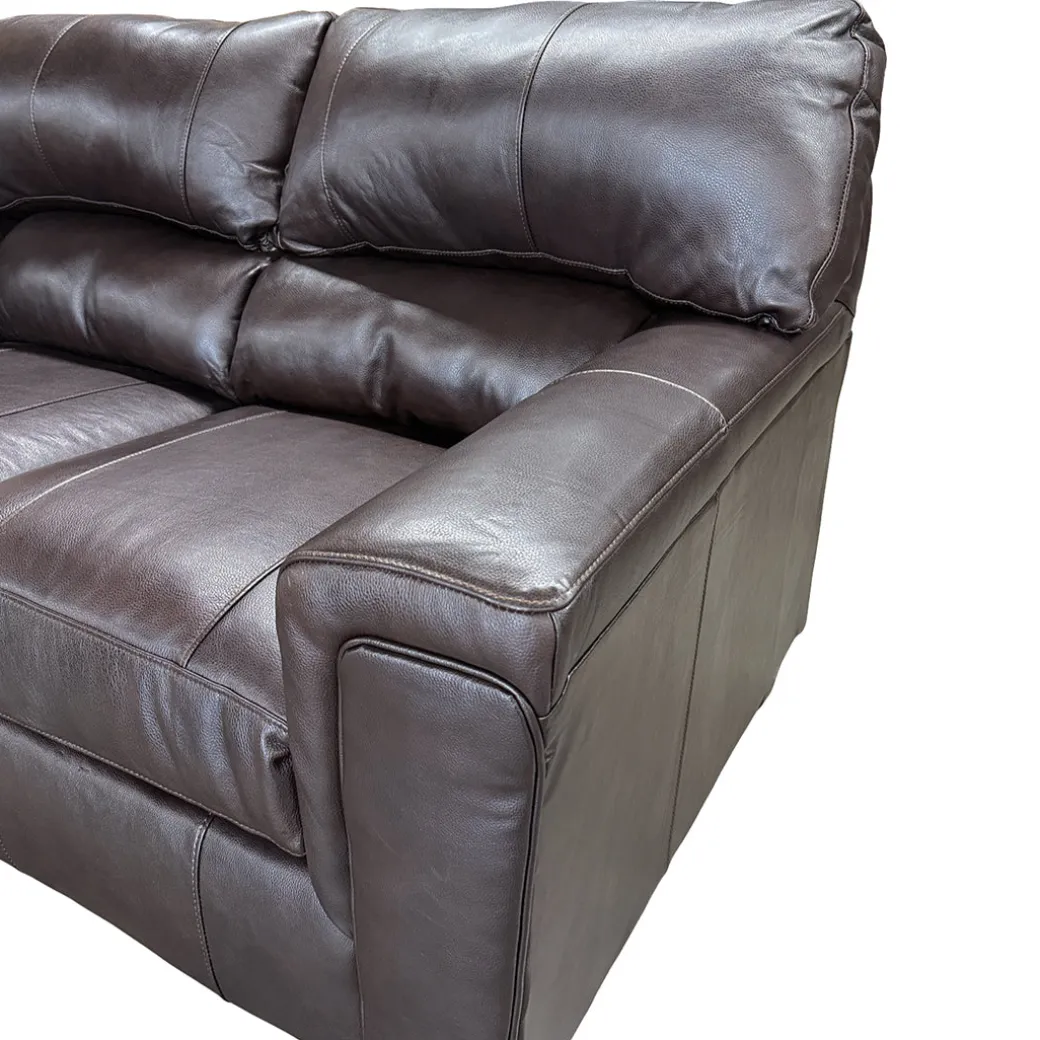 Lacey Leather Loveseat