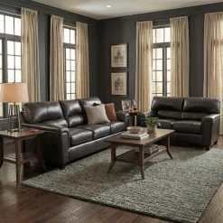 Lacey Leather Sofa