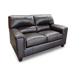 Lacey Leather Sofa and Loveseat