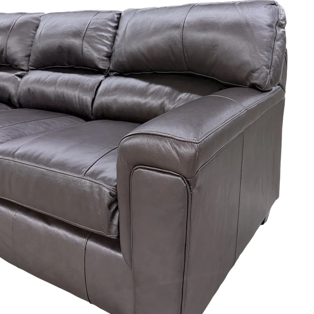 Lacey Leather Sofa and Loveseat