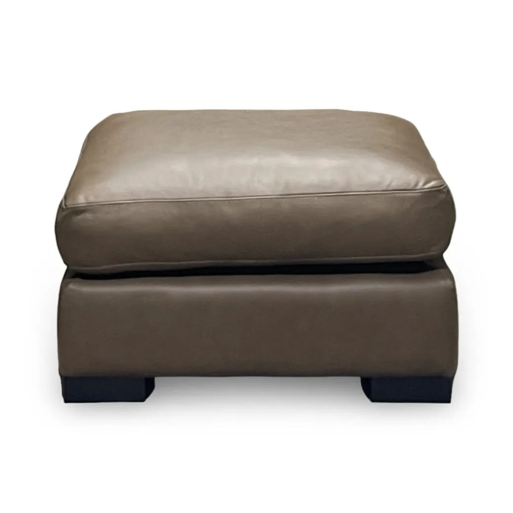 Layla Leather Ottoman