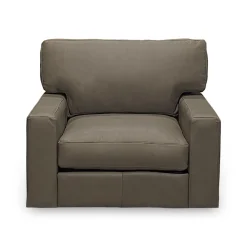 Layla Leather Swivel Chair