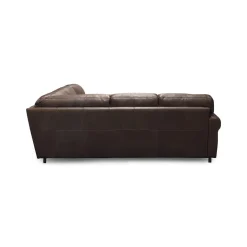 Livorno Leather Sectional I with Ottoman