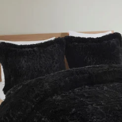 Malea Shaggy Long Fur Comforter Mini Set