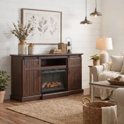 Manning TV Stand with Fireplace Insert