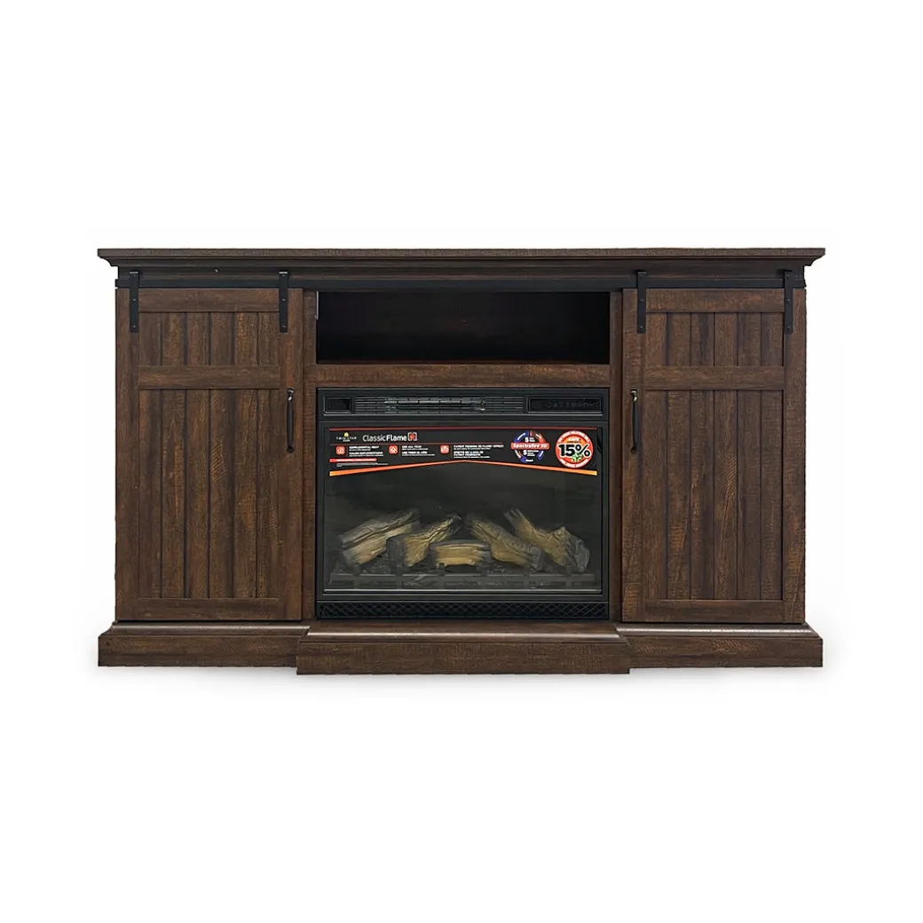 Manning TV Stand with Fireplace Insert