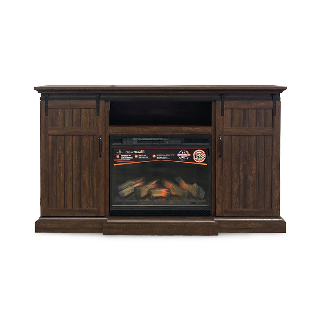 Manning TV Stand with Fireplace Insert