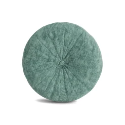 Minka Caribbean Blue Round Accent Pillow