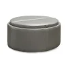 Montana Leather Storage Ottoman
