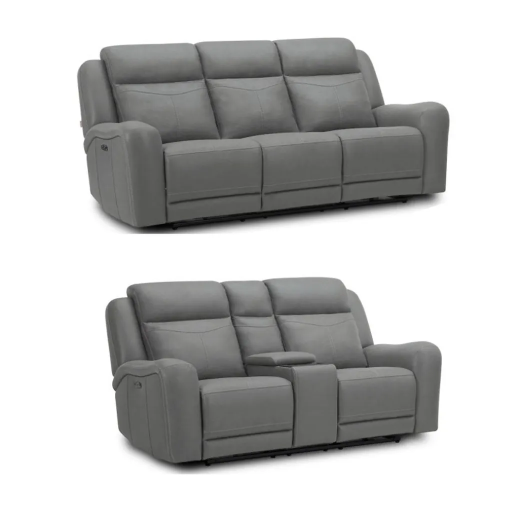 Montana Power Reclining Sofa and Loveseat