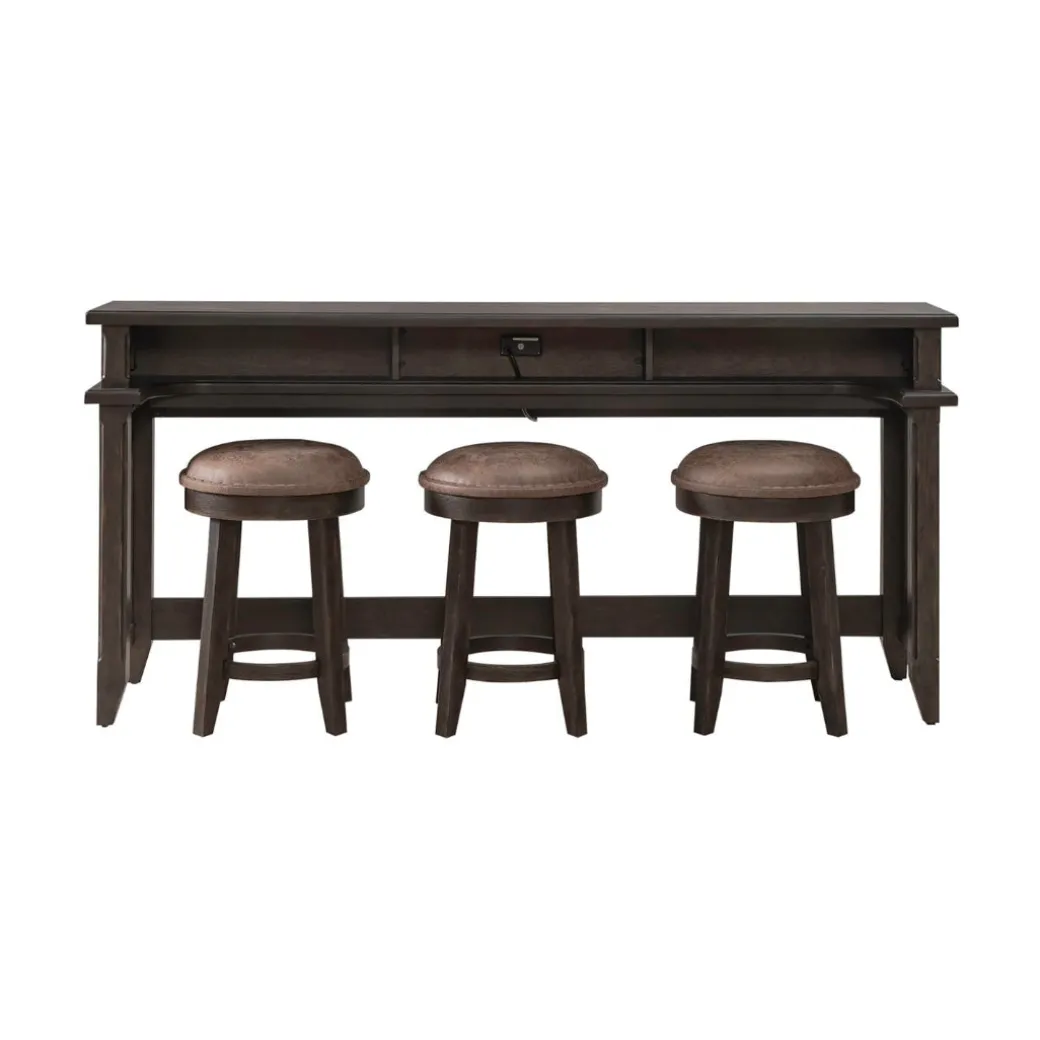 Paradise Valley Console Table with Stools (3pc)